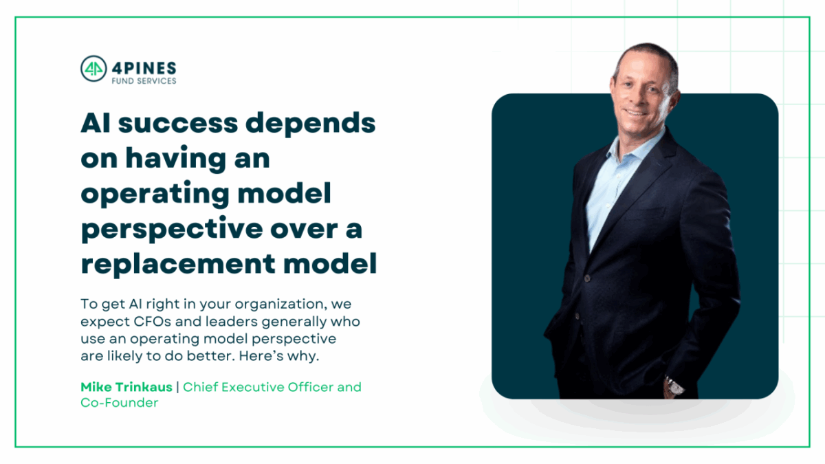 AI success depends on having an operating model perspective over a replacement model